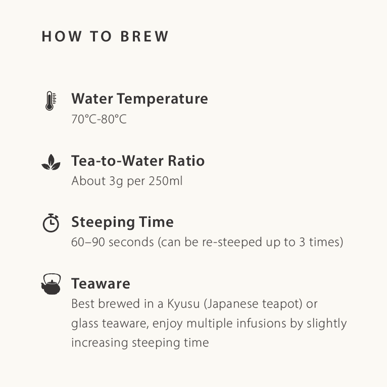 Organic Sencha 50g Green Tea Loose Leaf Premium Green Tea