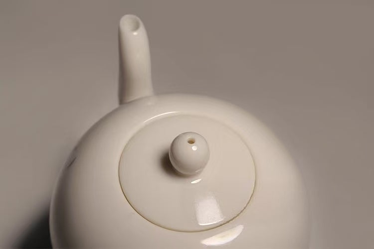 Hand Drawn Blue Orange Flowers Teapot 200ml