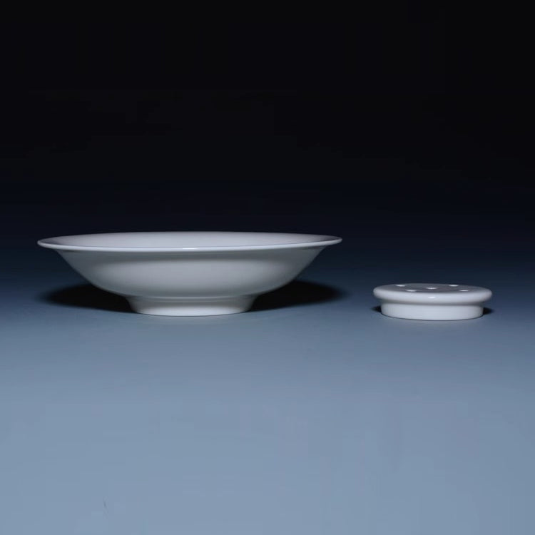 Natural White Porcelain Tea Tray