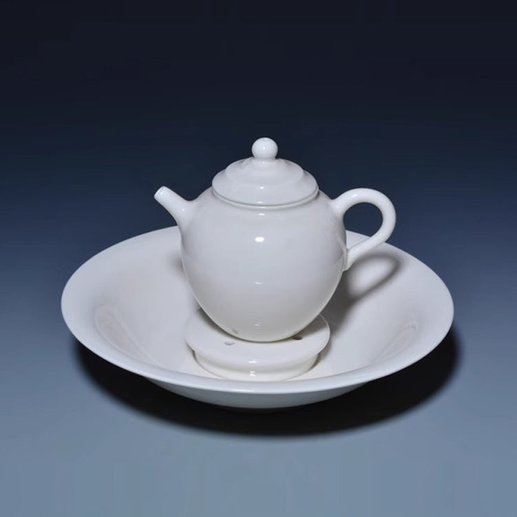 Natural White Porcelain Tea Tray