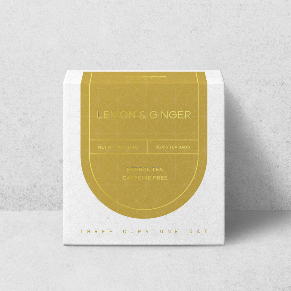 Lemon& Ginger Tea Bags-15pcs Blended Tea