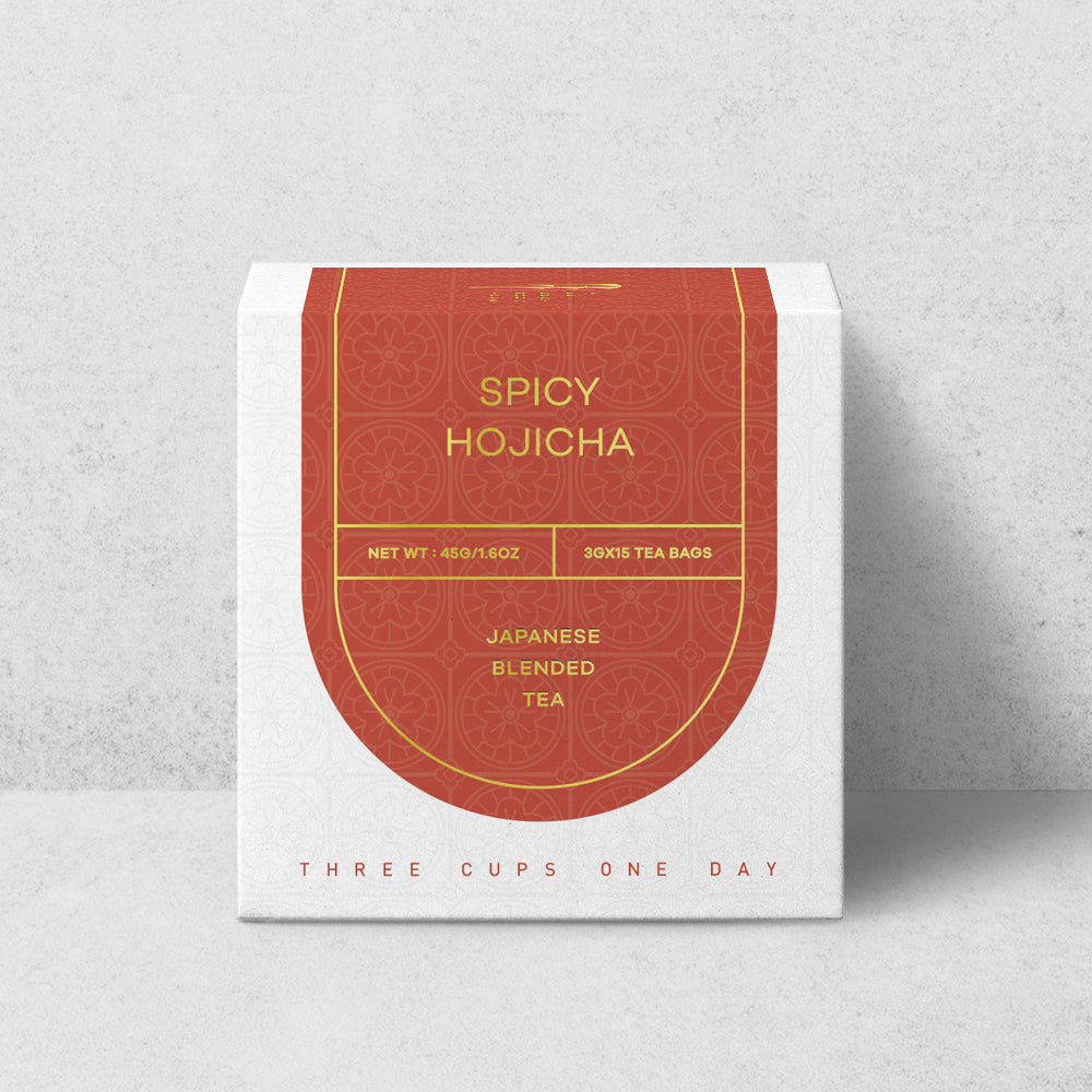 Japanese Blended Tea Spicy Hojicha Tea Bags-15pcs Tea Bags