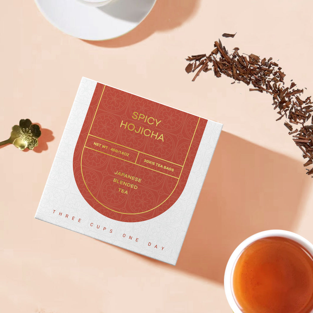 Japanese Blended Tea Spicy Hojicha Tea Bags-15pcs Tea Bags