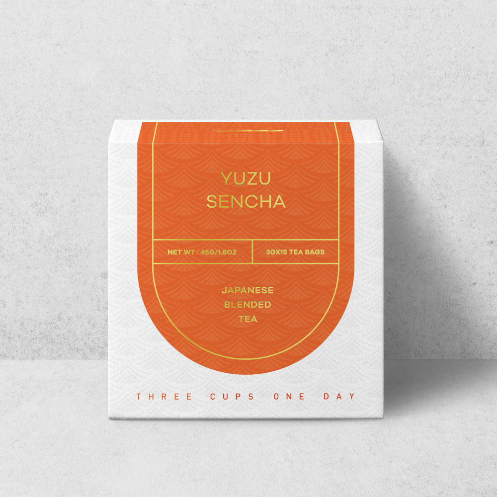 Japanese Yuzu Sencha Tea Bags-15pcs Tea Bags