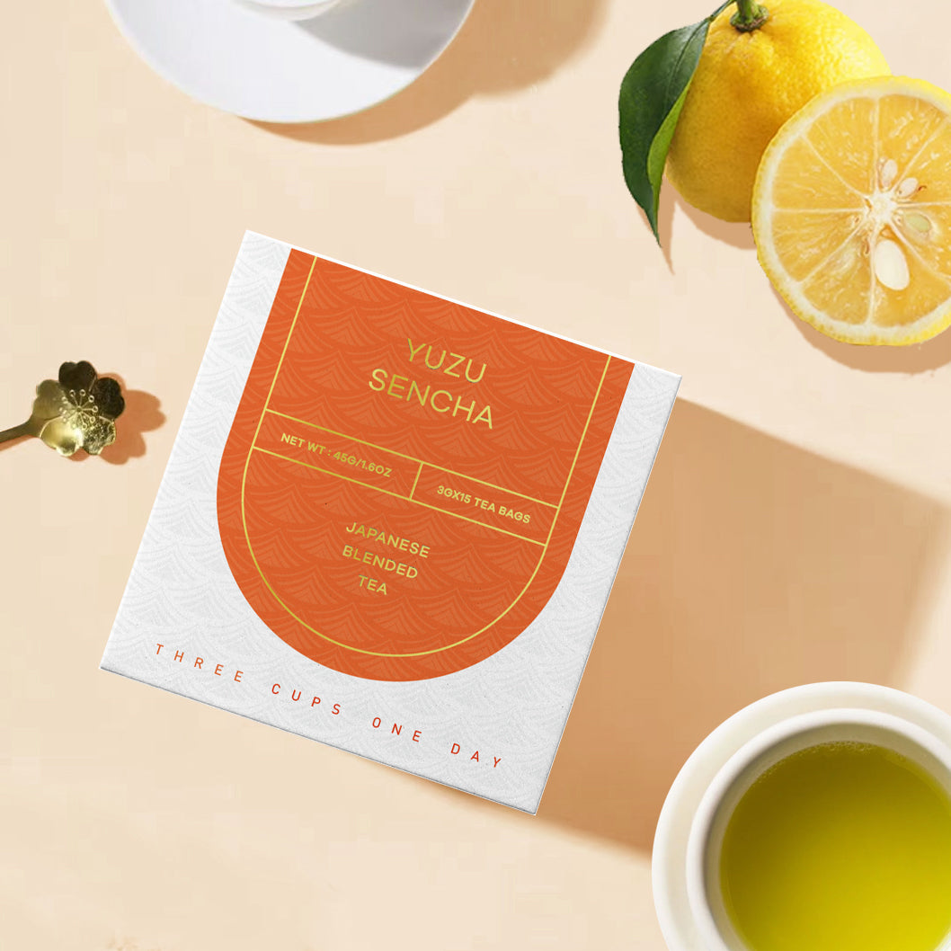 Japanese Yuzu Sencha Tea Bags-15pcs Tea Bags