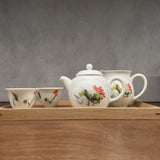 Ivory Porcelain Ceramic Tea Set Combination