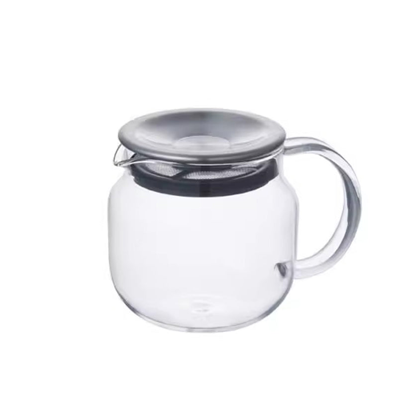 Kinto One Touch Teapot 450ml Glass Teapot With Filter Screen