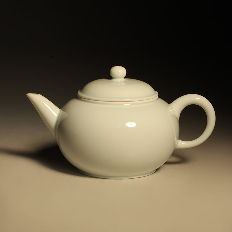 White Ceramic Teapot (125ml ) + Friendship Cup + 2 Small White Cups + Ceramic Tea Tray