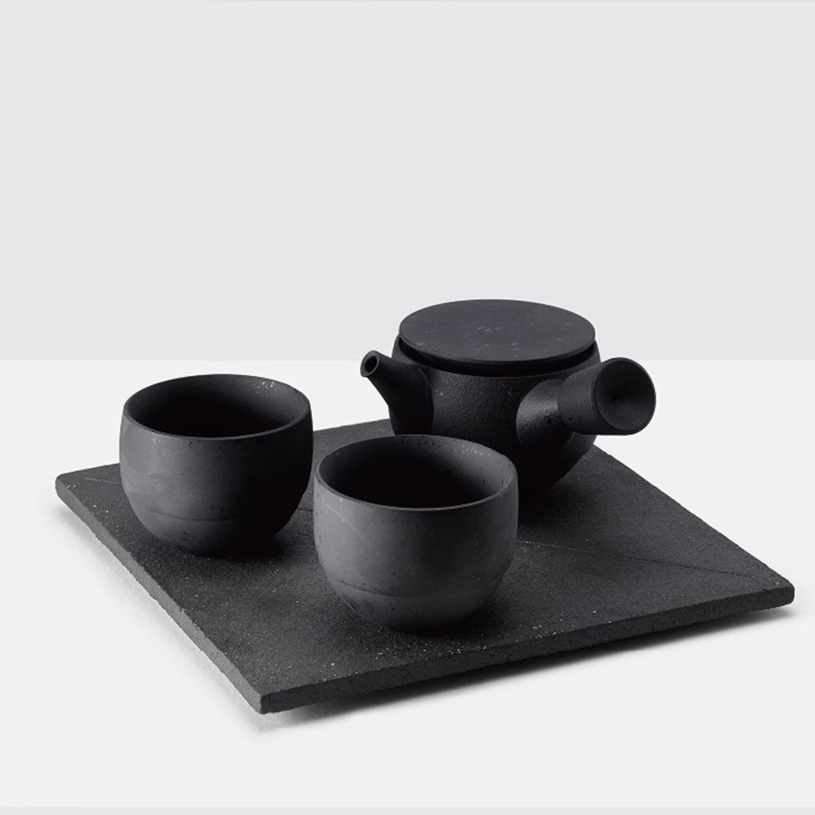 Flat-Top Side Handle Teapot Set