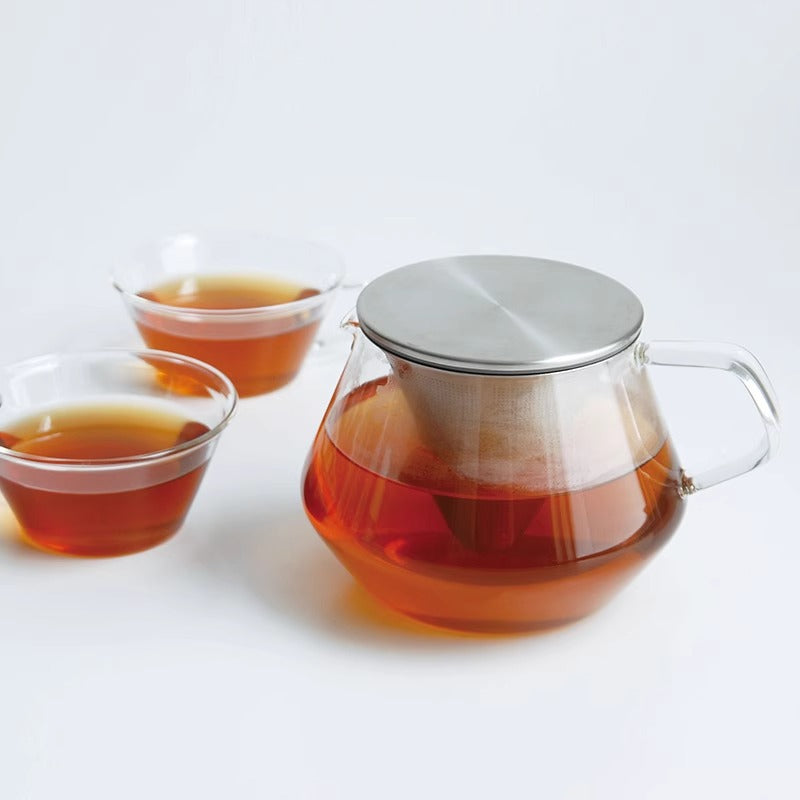 Kinto Carat Teapot Glass Teapot With Filter 600ml