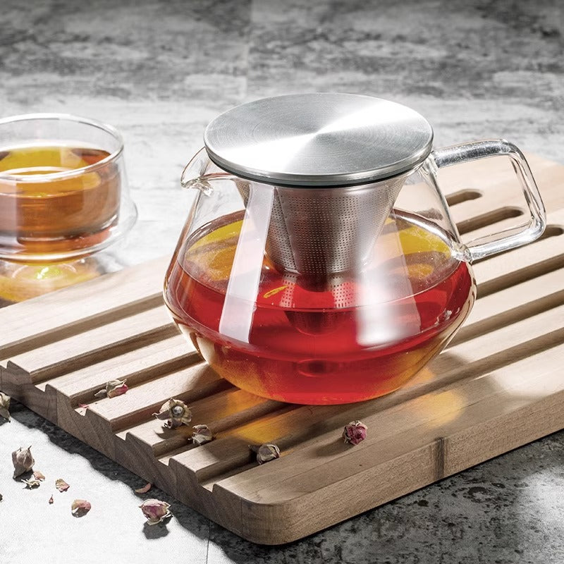 Kinto Carat Teapot Glass Teapot With Filter 600ml