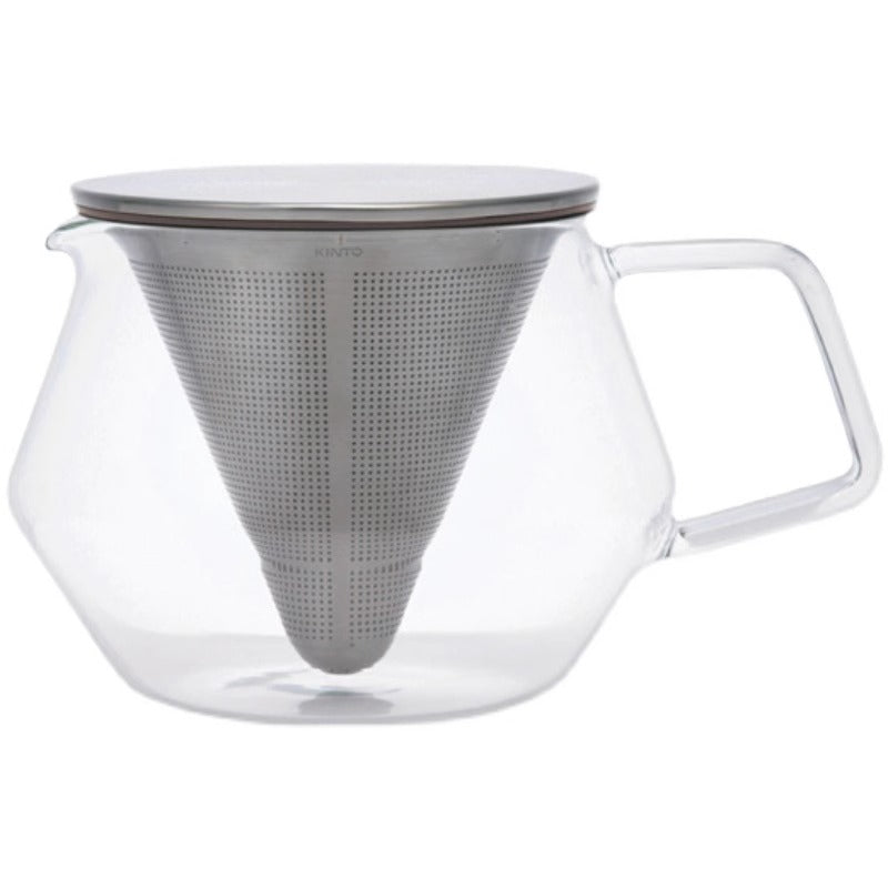 Kinto Carat Teapot Glass Teapot With Filter 600ml