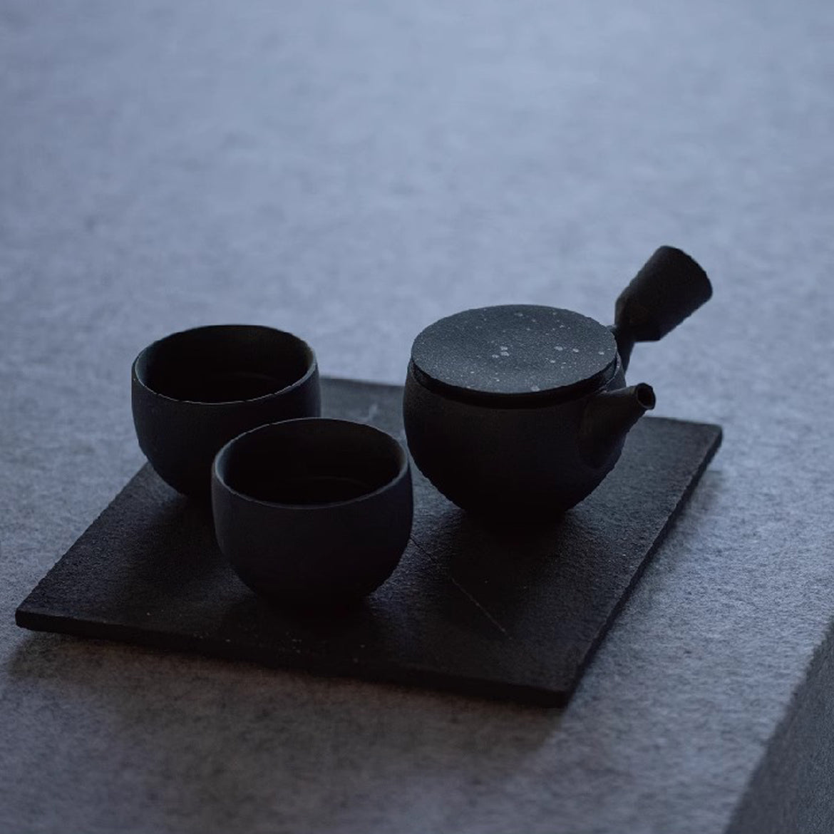 Flat-Top Side Handle Teapot Set