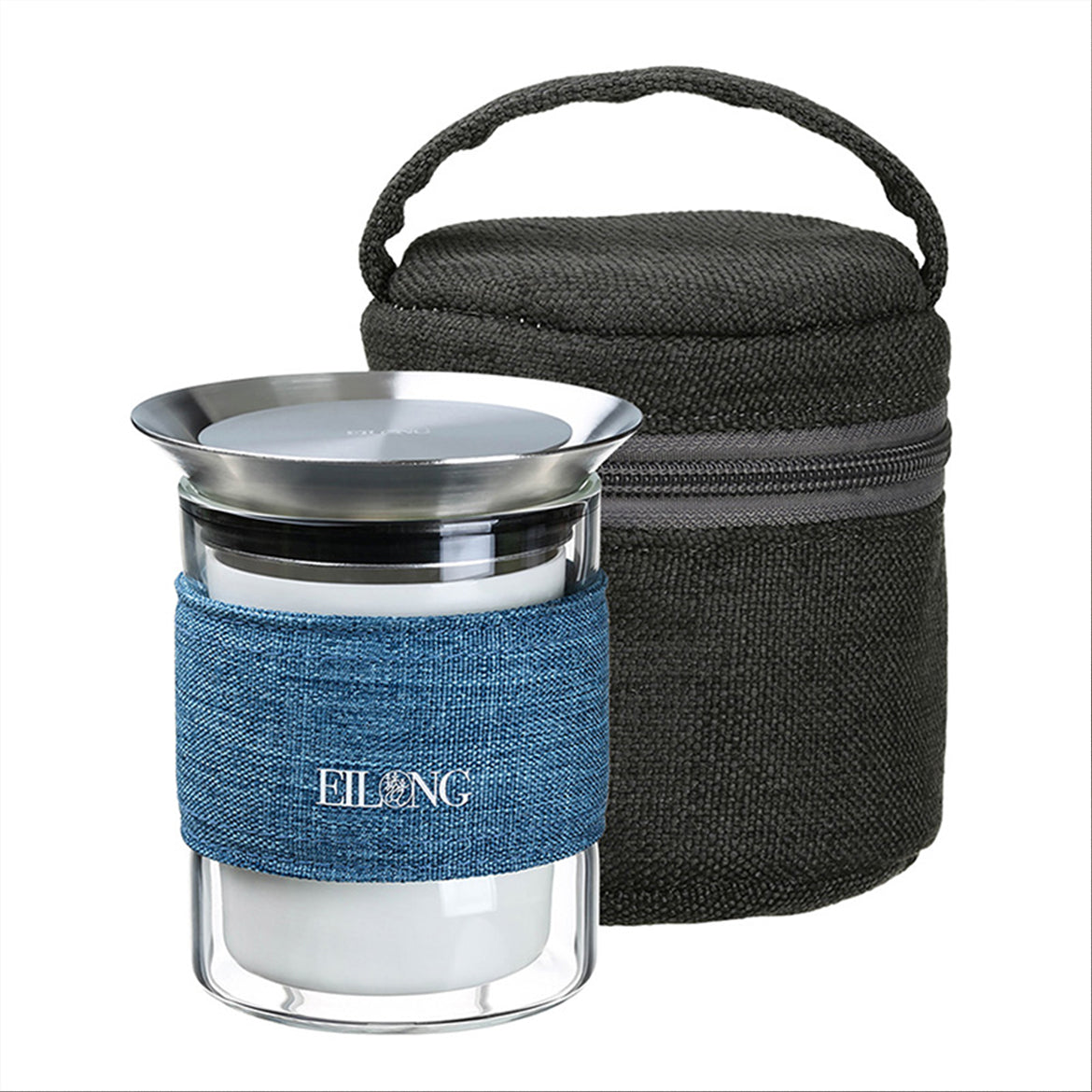 Tea Set Cloth Bag Traveling Set 340ml