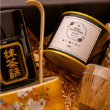 Organic Matcha Gift Box:Organic matcha 50g+Matcha Spoon+Kutani Matcha Bowl+Matcha Whisk+Matcha Can