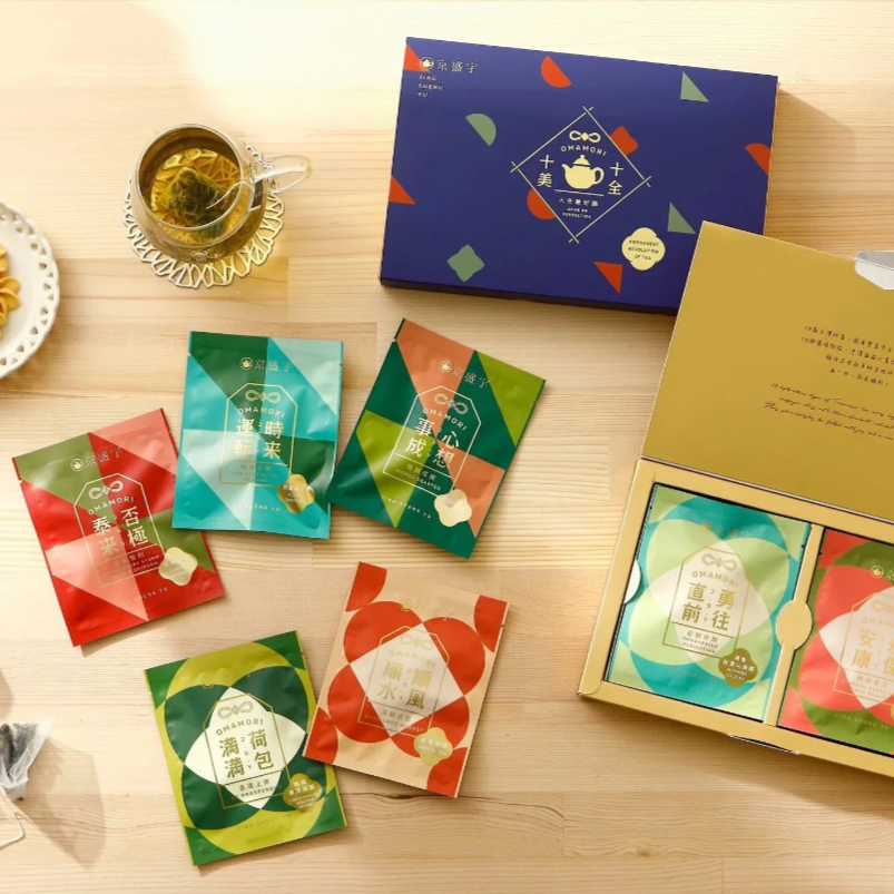 SunnyHills Cake Bundle:SunnyHills Pineapple Cake (10pcs)+Omamori Tea Bag Gift Box (10pcs)