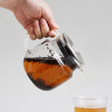 Kinto One Touch Teapot 450ml Glass Teapot With Filter Screen