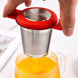 Double Handles Stainless Steel Tea Infuser Filter