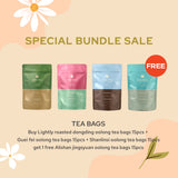 Special Teabag Bundle Sale：JSY Lightly Roasted Dongding Oolong Tea Bags 15pcs +Guei Fei Oolong Tea Bags 15pcs + Shanlinsi Oolong Tea Bags 15pcs Get 1 Free Alishan Jingsyuan Oolong Tea Bags 15pcs