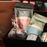 Classic Mountains Gift Box-Japan sencha tea bags 15pcs+Japan hojicha tea bags 15pcs+Organic tea ceremonial grade matcha powder 50g+Matcha teawares