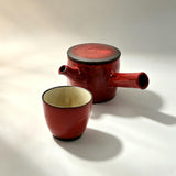 Red Zen Tea Set (1 Teapot +1 Teacup)
